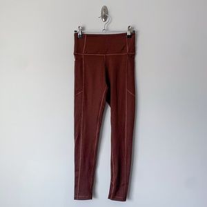 Victoria's Secret Chocolate Brown Highwaisted Knockout Leggings